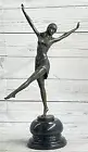 SIGNED BRONZE ART NOUVEAU DECO CHIPARUS STATUE FIGURINE SCULPTURE ART FIGURE DEC