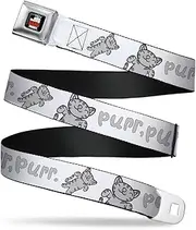 [Buckle-Down] Seatbelt Buckle Belt, Soft Kitty Purr, Purr, Purr
