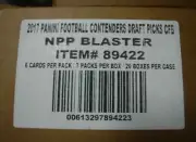 2017 Panini Contenders Football Draft CASE Mahomes McCaffrey RC 20 Blaster Box