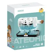 964pc Koco Drift Bottleblack & White Ship Kids Building Bricks/Blocks Toy 6y+