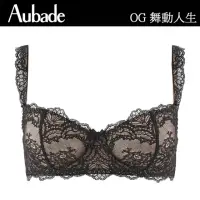 在飛比找momo購物網優惠-【Aubade】舞動人生蕾絲無襯內衣-OG(黑)