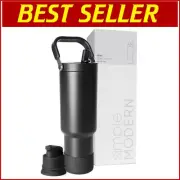Double Wall Insulated 40oz Tumbler with Straw & Chug Lids - Ideal for Workouts