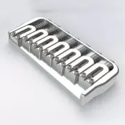 USA Hipshot 7 Strings Hardtail Fixed Bridge .175" Floor Height w screws - CHROME