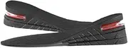 [QUXIANG] Height Increase Insole 3-Layer Air up Shoe Lifts Elevator Shoes Insole -6 cm(2.4inches) Heels Lift Inserts for Men and Women