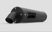 HMF '11-'13 Can-Am Commander 1000 XL Slip-On Exhaust Grey Gun Metal/Blackout