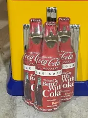 COKE COCA COLA TIN METAL BOTTLE OPENER SIGN PERFECT FOR BAR FANTA