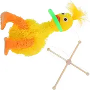 MUSISALY Charming Duck Marionette Puppet Soft Plush Puppet Toy Pull String Animal Stuffed Toy for Boys and Girls Playtime Decor