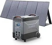 ALLPOWERS Portable Power Station R4000 with Portable Solar Panel SP037 Included, 3600Wh 4000W LiFePO4 UPS Voice Control Solar Generator with 400W Panel For Home Backup RV Travel Outdoor Camping