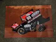 KYLE LARSON #99 SPRINT CAR 13X19 GLOSSY POSTER PHOTO