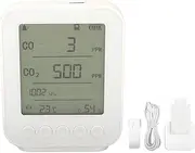 Gearwell Air Quality Monitor, CO2 Detector 7-in-1 with Pressure Temperature Humidity Sensor 5V, Car Air Quality Meter