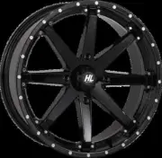 HL10 Wheel Gloss Black 20x7 4/137 4+3 10mm Honda Talon 1000X 19-22