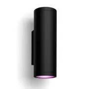 Philips Hue Appear Dimmable Outdoor Hallway Wall 24cm Light 8W LED Lamp Black