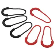 Zipper Pulls 12 Pack Extension Cord Handle Plastic U-Shape Tab Tag Extender ...