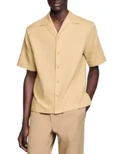 Sandro Cotton & Linen Shirt