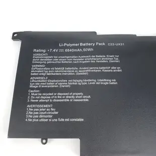ASUS 4芯 C22-UX31 電池 ZenBook UX31 UX31A UX31e (7.9折)
