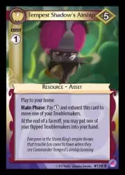 Tempest Shadow's Airship 119 R - My Little Pony Seaquestria & Beyond MLP CCG
