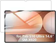 Kepuch 2 Pack Tempered Glass Screen Protector Transparent Compatible for Samsung Galaxy Tab S10 Ultra 14.6" SM-X920