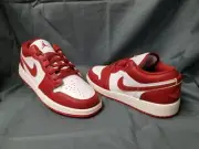 Nike Air Jordan 1 Low SE (GS) Sneakers Leather Dune Red Boys Size 6 NEW IN BOX!