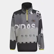 Kids Adidas Classic LEGO® Half-Zip Windbreaker Jacket HP0934 Size Large