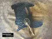 Custom "Hammered Metal" Style Tooled Leather Pickguard Fender Telecaster Tele