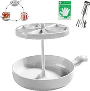 Amazing Bacon Wizard, 2025 New Bacon Wizard Microwave Crispy Bacon Maker, Microwave Bacon Cooker Barbecue Grill with Strainer, for Delicious Bacon in the Microwave, Oven and Air Fryer (White 1 Pcs)