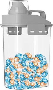 Detergent Dispenser - Clear Washing Powder Container | Large Capacity Scent Booster Beads Dispenser, Fabric Softener Dispenser for Softener Beads