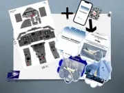 Hawker 800 XP Aircraft Manuals CAE + Cockpit Poster 12in x 16in