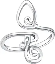 [FRCOLOR] Foot Jewelry Women's Toe Ring Adjustable Ring Unique Design for Summer