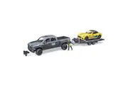 Bruder 1:16 RAM 2500 Power Wagon & Road Racing Team Car Kids Vehicle Toy 4y+