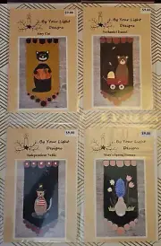 Lot Of 4 By Your Light Designs 2016 Craft Wall Hangings Michelle Galloway