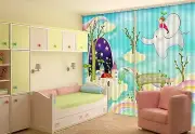 3D Elephant 467 Blockout Photo Curtain Printing Curtains Drapes Fabric Window AU