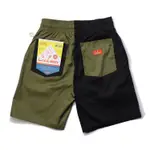 化學選物 COOKMAN USA 231-21940 CHEF SHORT PANTS 廚師 休閒短褲(黑綠悠閒拼接)