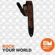 PRS Paul Reed Smith 2.4inch Custom Jacquard Birds Padded Guitar Strap Yellow