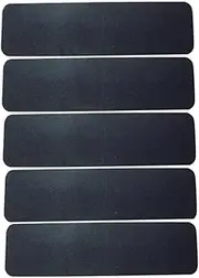 ERINGOGO 5pcs Non Slip Grip Tape Sheets for Skateboards Skid Sandpaper for Safe Training and Competition Reliable Adhesive Backing Black