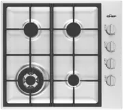 Chef 60cm Gas Cooktop Stainless Steel -