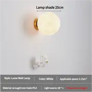 GGP Astronaut Moon Wall Lamp With Three Colors Of Light,Diameter 25Cm
