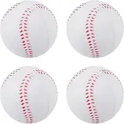 Mellisso 4X Sport Baseball Reduced Impact Baseball 10Inch Adult Youth Soft Ball for Game Competition Pitching Catching Training
