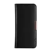 Magnetic Horizontal Flip PU Leather Case for Galaxy S10 E, with Card Slots & Holder (Black)