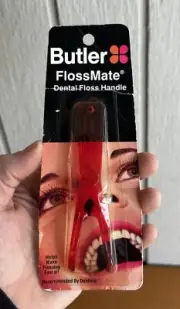 BUTLER FLOSSMATE Dental Floss Handle Dental Flossing Tool Aid GUM New Old Stock
