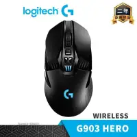 在飛比找PChome24h購物優惠-Logitech 羅技 G903 HERO LIGHTSPE