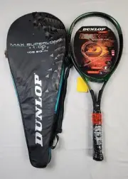 Dunlop MaxTech Tennis Racket w/ Cover - 4 5/8 in, Longbody, OS, New Old Stock