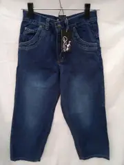 BNWT Boys Sz 10 Grime Brand Dark Denim Straight Leg Jeans