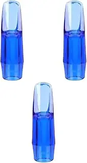 FUNOMOCYA 3pcs Saxophone Alto Sax Head Replacement Supply Musical Instrument Parts Smooth Surface Easy to Use