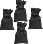 Abaodam Winter Protective Cover 4pcs Insulation Outdoor Tap Cover Anti Frost Oxford Cloth Pp Cotton Black