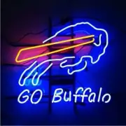 Buffalo Bills Go Buffalo 17"x14" Neon Sign Lamp Light With Dimmer