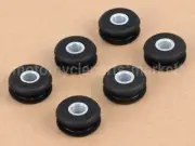Gas Tank Mounts Metal & Rubber For Harley Softail Fatboy FLSTF Grommets (6-Pack)