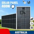 400W Mono Bifacial Solar Panel Kit 12V RV Caravan Camping Home Battery Charging
