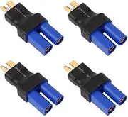 Youme Deans T Male to EC5 Female Plugs Conversion Adapter for RC LiPo Battery FPV RC Kvadrokopter DIY Models(4PCS)