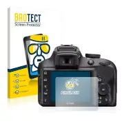 Nikon D3400, BROTECT® AirGlass® Premium Glass Screen Protector, Anti-Scratch