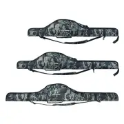 Foldable Soft Fishing Rod Bag Pole Tackle Protective Cover Case Storage Bags AU
